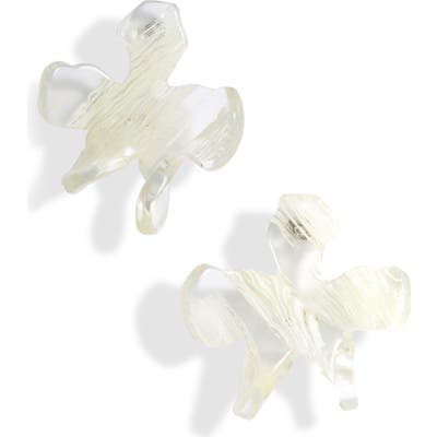 Lele Sadoughi Lily Button Earrings