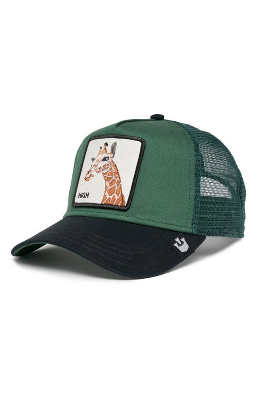 Goorin Bros. The Giraffe Embroidered Patch Trucker Hat in Forest 