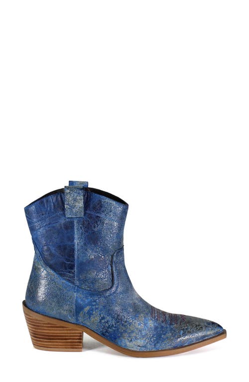 Diba True Rave Lion Western Boot In Electric Blue