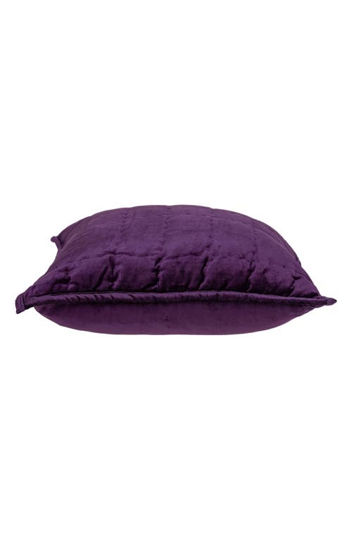 Parkland Collection Agio Square Transitional Throw Pillow In Purple