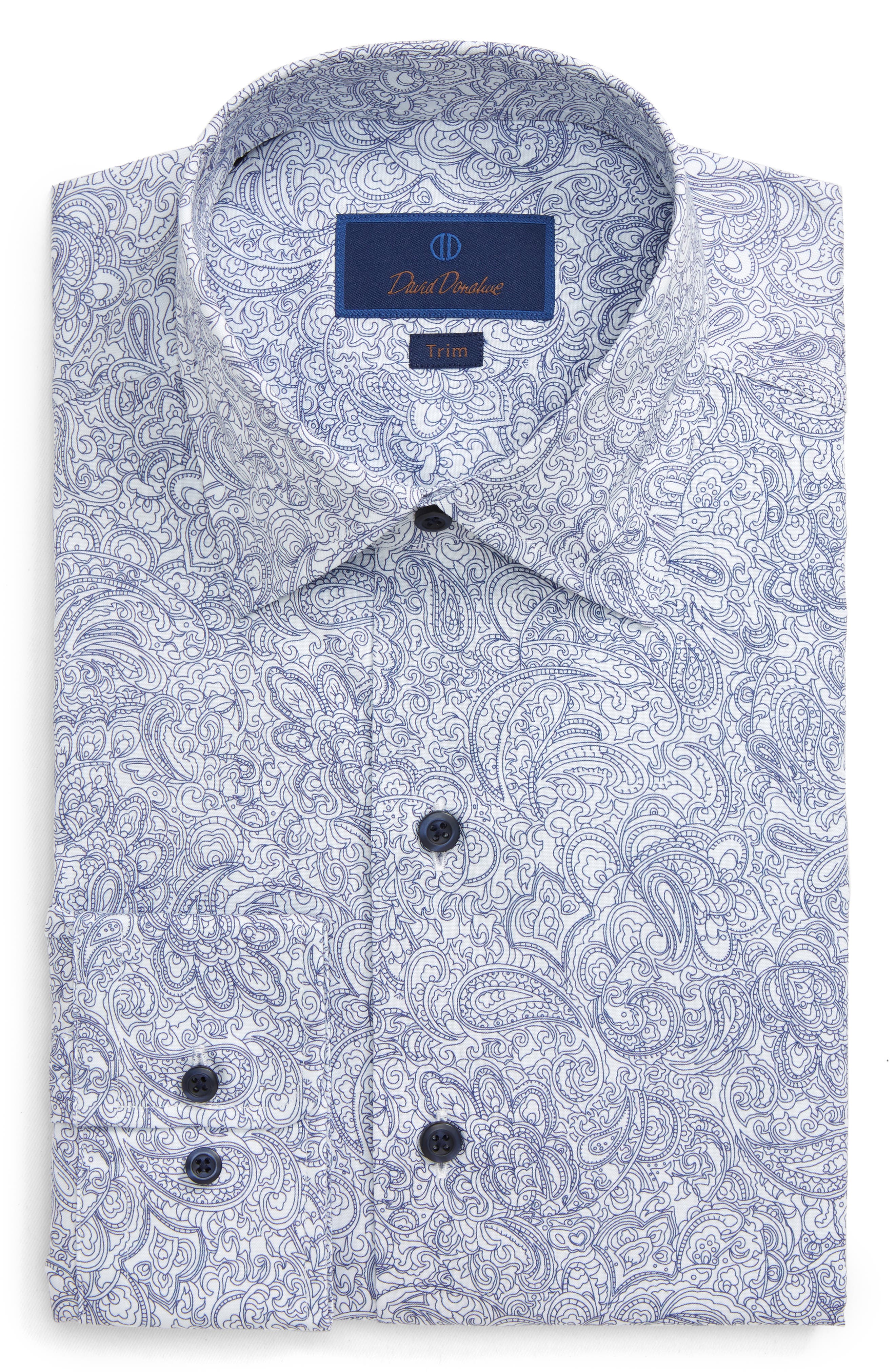 david donahue white dress shirt