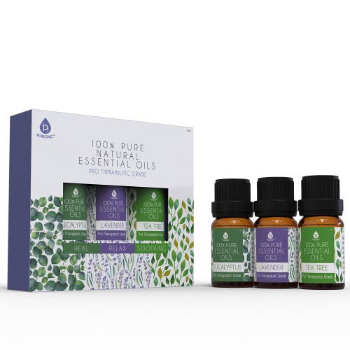 Shop Pursonic 3 Pack Of 100% Pure Essential Oils In Multicolor