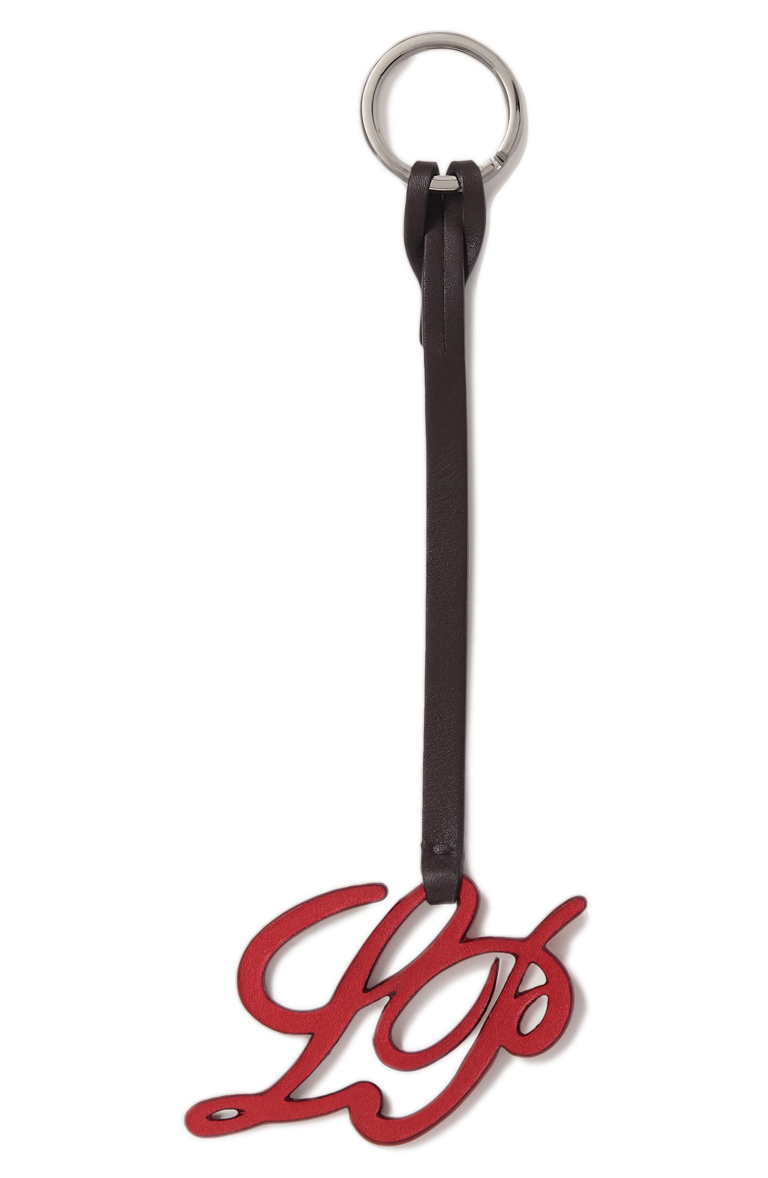 LORO PIANA Logo Monogram Leather Bag Charm | Nordstrom