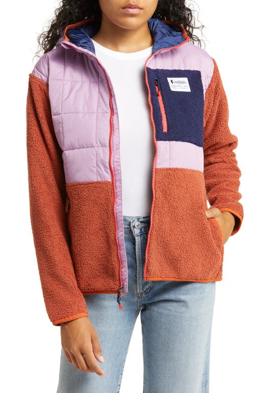 Cotopaxi Trico Mixed Media Hooded Jacket in Thistle Spice