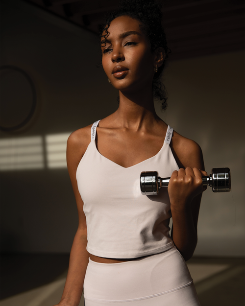 Rebody Active Maia Cloudlux Longline Bra In Lilac Quartz