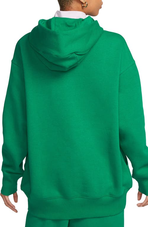 Nike Sportswear Phoenix Oversize Fleece Hoodie In Malachite/sail
