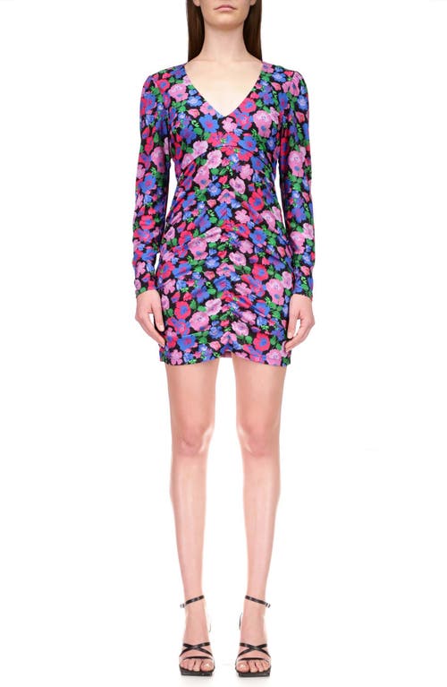 Sanctuary All Eyes On Me Floral Print Long Sleeve Body-Con Minidress in Jwlg