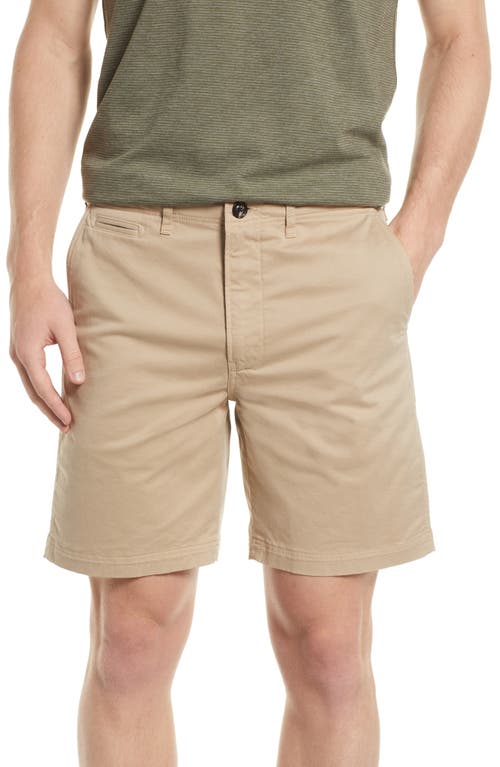 Men's Cotton Blend Chino Shorts in Khaki