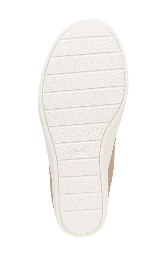 Shop Dr. Scholl's Time Off Wedge Slip-on Sneaker In Taupe