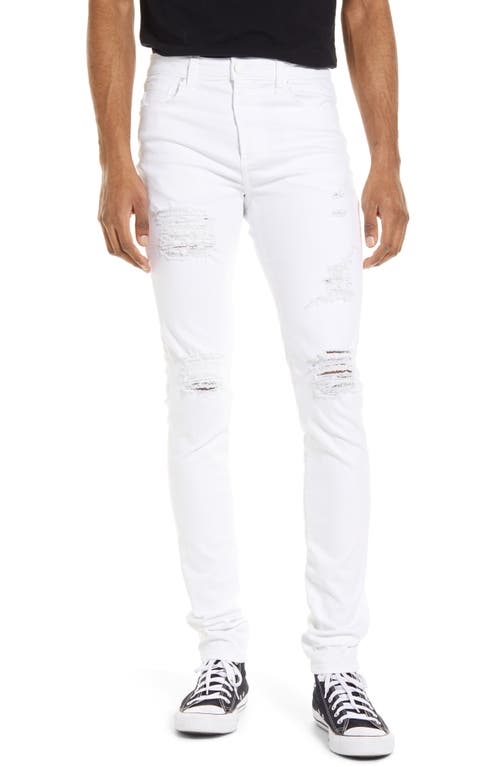 Monfrère Greyson Ripped Skinny Jeans Destroyed Blanc at Nordstrom,