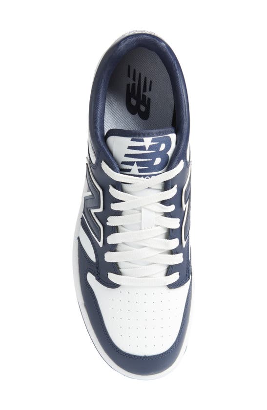 Shop New Balance 480 Sneaker In Team Navy/ White