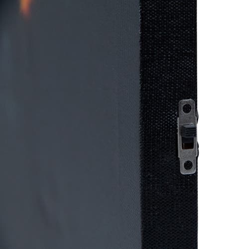 Northlight Led Lighted Spooky Halloween Jack-o-lanterns Canvas Wall Art In Orange