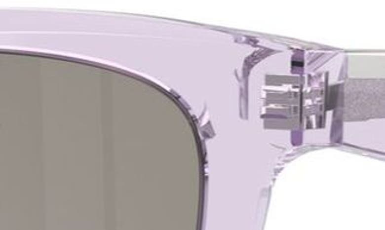 Shop Burberry 50mm Square Sunglasses In Violet