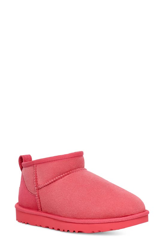Ugg Ultra Mini Classic Boot In Pink Glow
