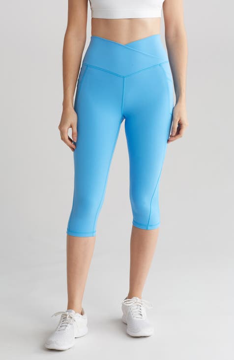 LEHOZIHEQ Leggings for Women Capri Length Hiking Running High Waist Legging  Casual Cycling Workout Yoga Pants with Pockets
