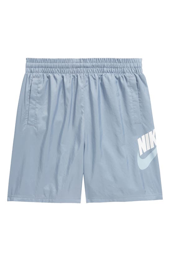 Shop Nike Kids' Woven Shorts In Ashen Slate