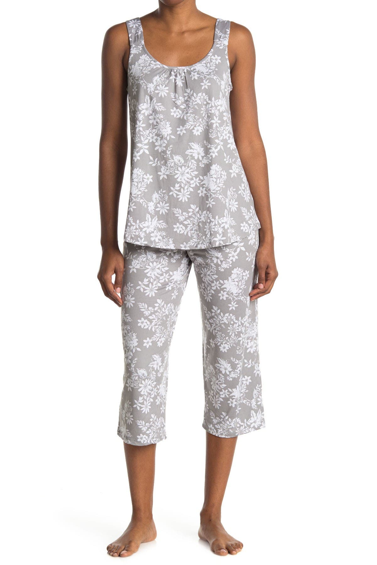 Anne Klein | Capri & Tank 2-Piece Pajama Set | Nordstrom Rack