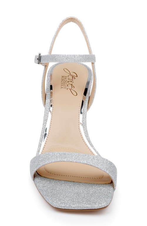 Jewel Badgley Mischka Rayla Ii Sandal In Silver