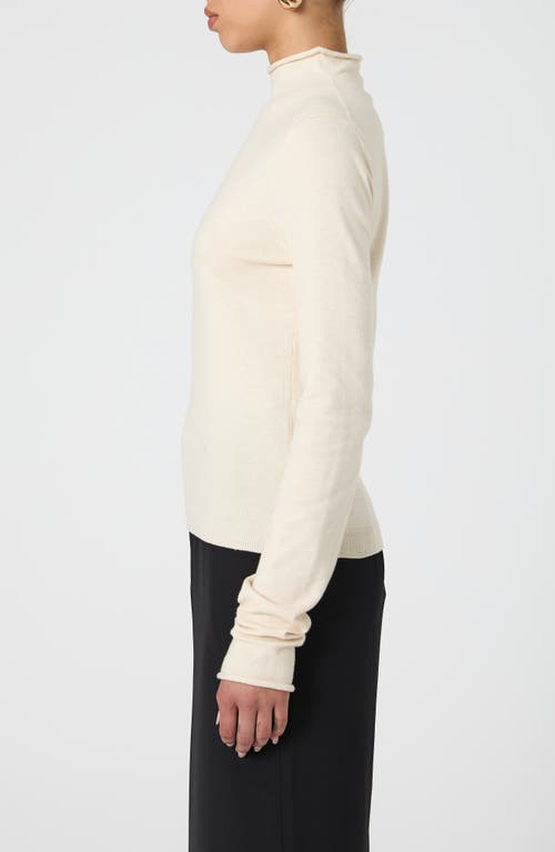 Shop French Connection Mock Neck Sweater In 12-oatmeal Mel