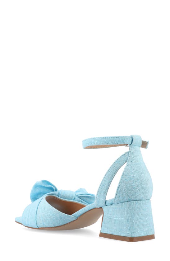 JOURNEE COLLECTION JOURNEE COLLECTION ZEVI BOW BLOCK HEEL SANDAL
