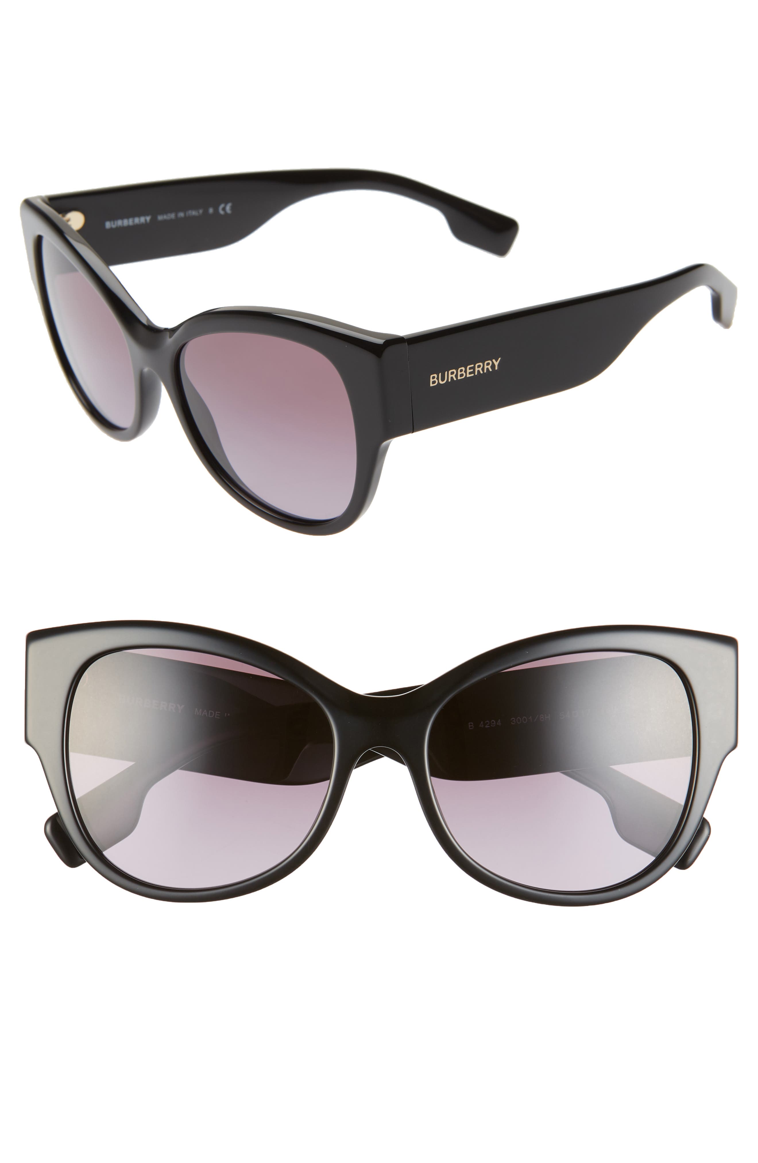 Burberry 54mm Butterfly Sunglasses 