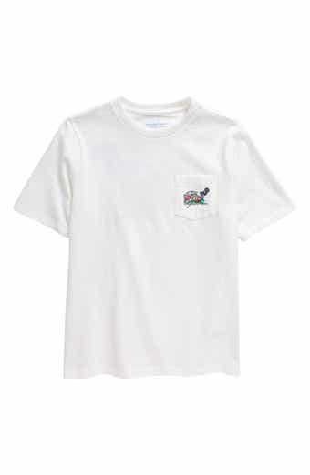 Youth Vineyard Vines White Cleveland Browns Whale Helmet Pocket T-Shirt Size: Medium