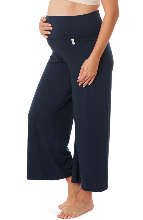 Cache Coeur Origin Wide Leg Maternity Pants in Indigo at Nordstrom, Xx-Large Cache Coeur Origin Wide Leg Maternity Pants in Indigo at Nordstrom, Xx-Large