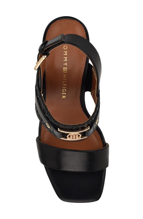 Shop Tommy Hilfiger Sylvier Slingback Sandal In Black