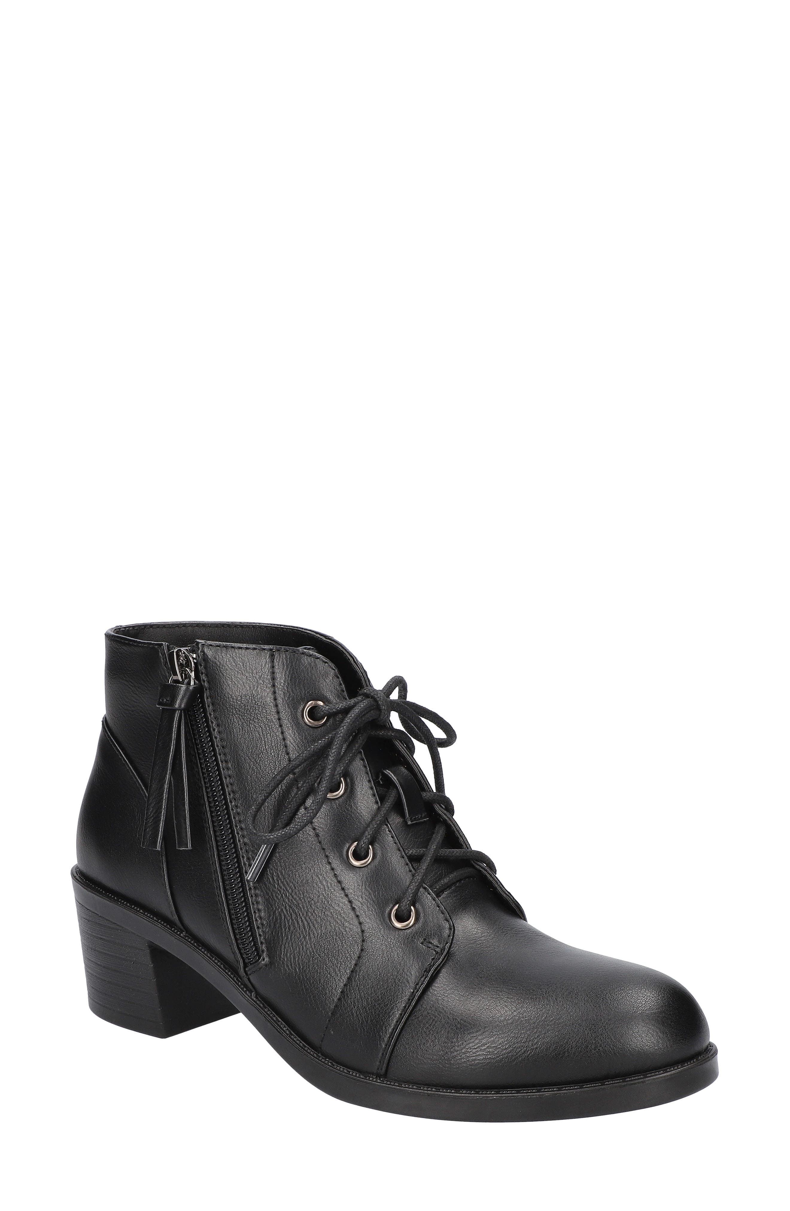 Easy Street Women's Saint Bootie | Stretch Neoprene Ankle Boot With Heel & Back Zipper - View #9