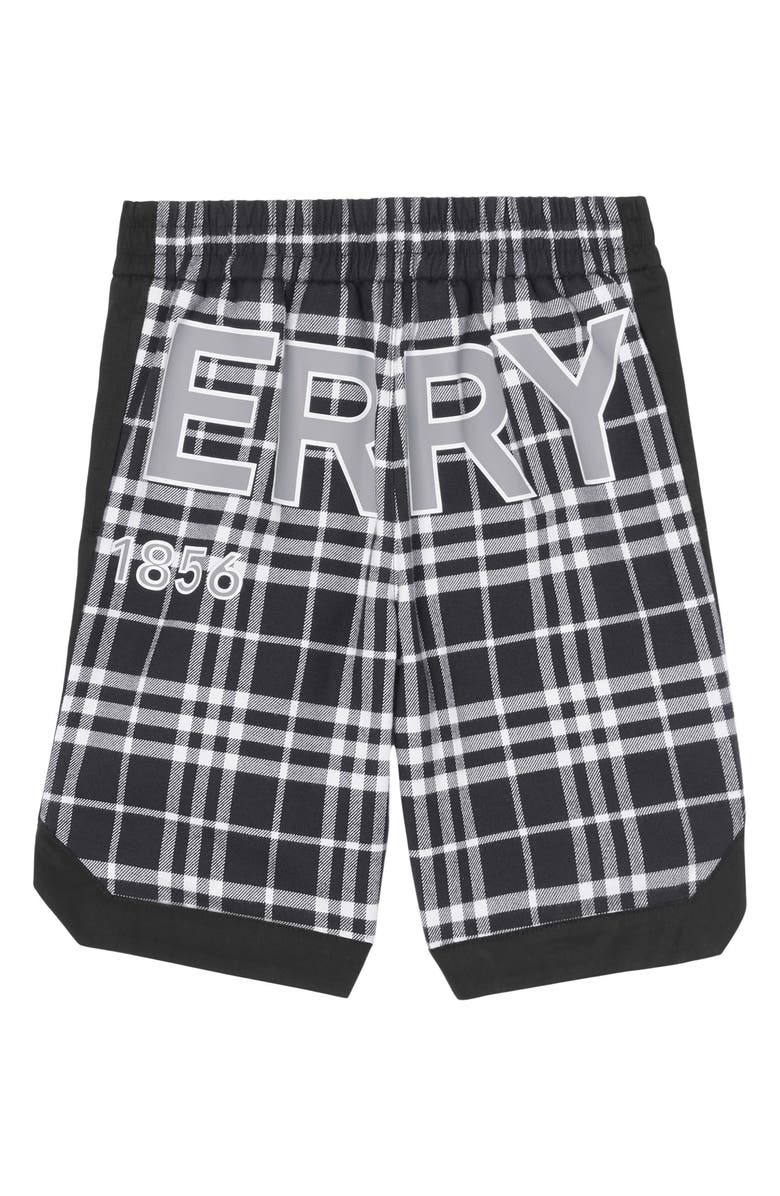 Burberry Kids' Zion Mixed Media Shorts | Nordstrom