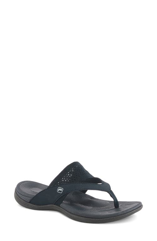 Flexus By Spring Step Portofino Mesh Flip Flop In Navy