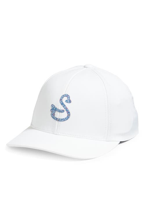 Swannies Stewart Water Repellent Baseball Cap in White at Nordstrom