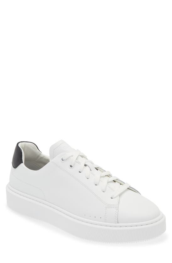 Shop Hugo Boss Boss Colyn Hybrid Leather Sneaker In White