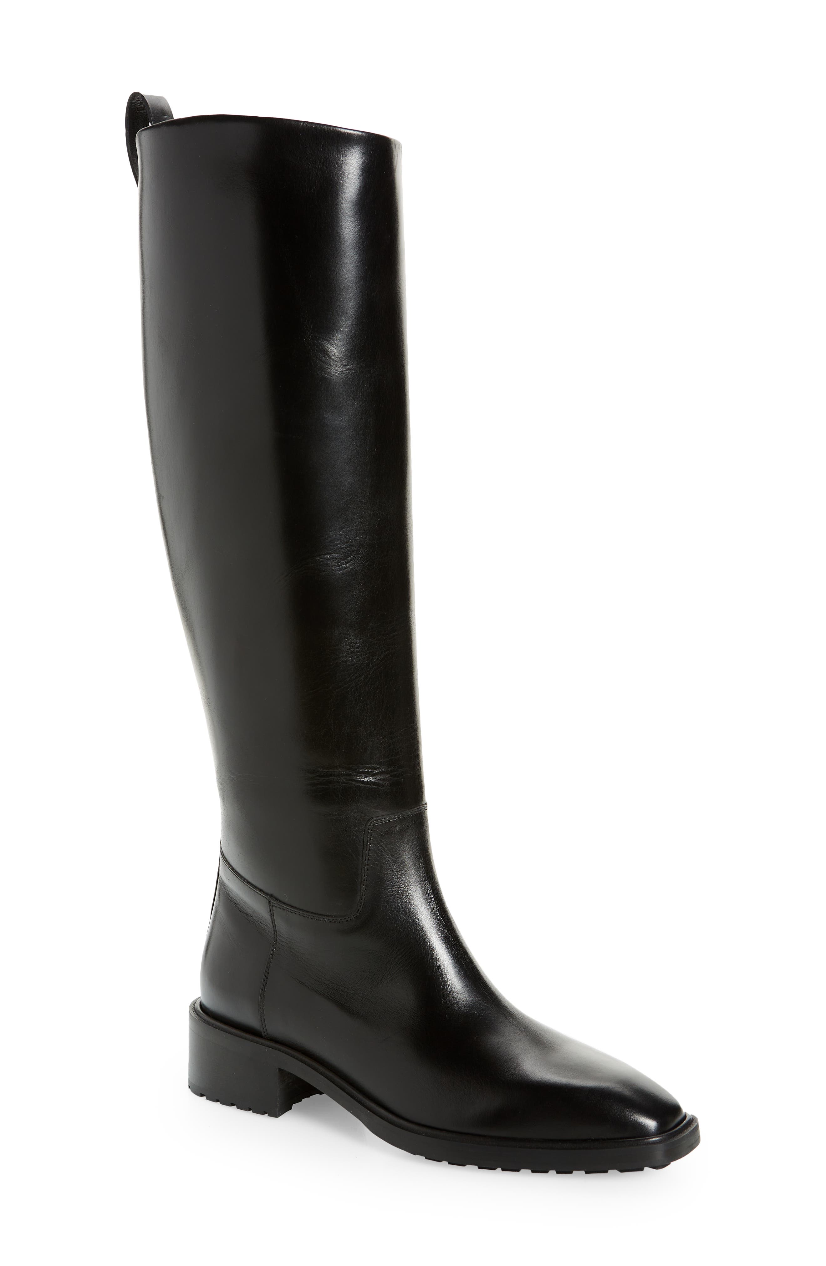 aeyde knee high boots