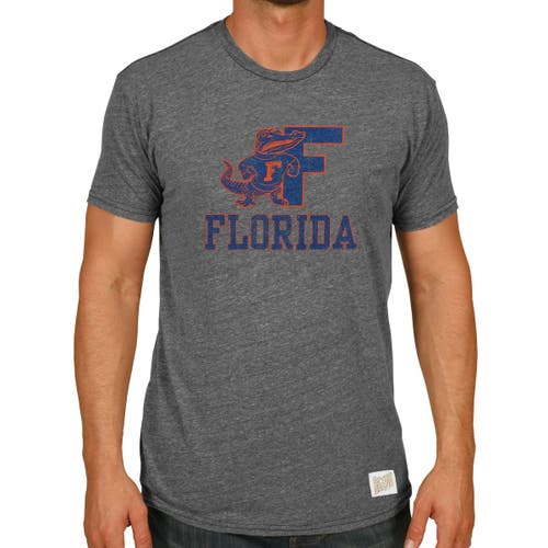 UPC 191260052325 product image for Mens Florida Gators Original Retro Brand Heather Gray Tri-Blend T-Shirt at Nords | upcitemdb.com