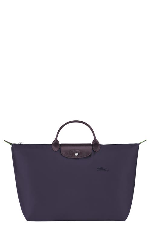 Longchamp Large Le Pliage Recycled Travel Bag in Bilberry at Nordstrom