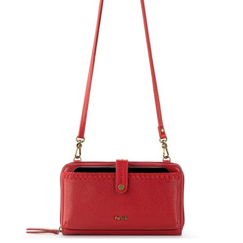 The Sak Iris Smartphone Crossbody In Scarlet