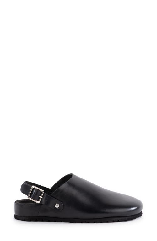 Shop Seychelles Buckle Up Clog In Black Leather