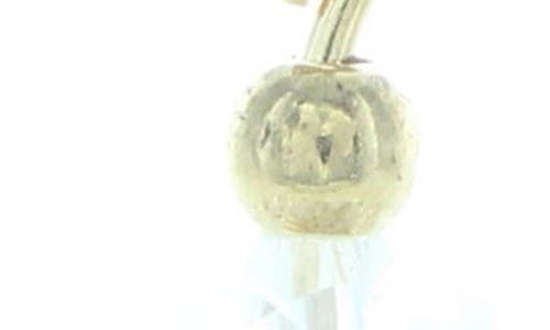 Olivia Welles Molly Bead Drop Earrings In Gold/clear