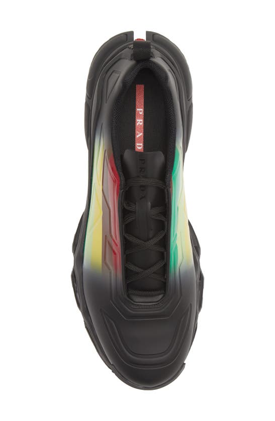 PRADA COLLISION CROSS LOW TOP SNEAKER