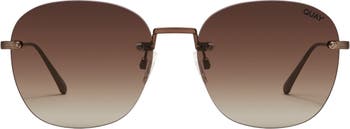 Quay australia jezabell cheap rimless sunglasses