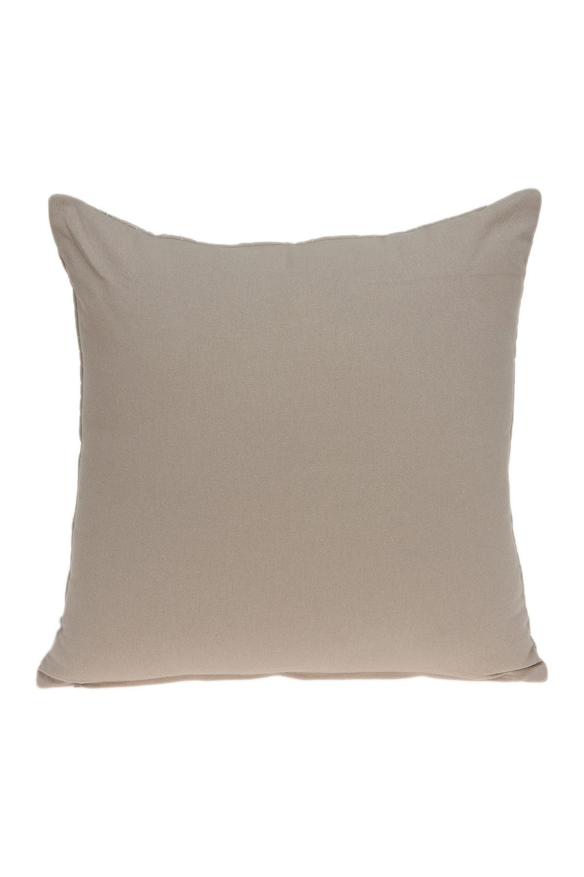 Parkland Collection Yogi Transitional Pillow In Light/pastel Brown