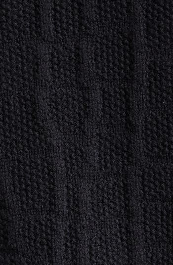 Versace Crocodile-pattern Cable-Knit Jumper - Black