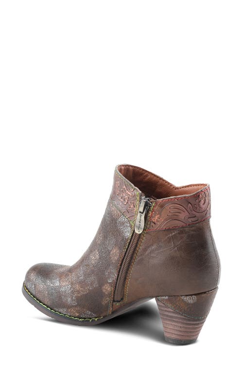 L'artiste By Spring Step Bestlove Bootie In Brown Multi