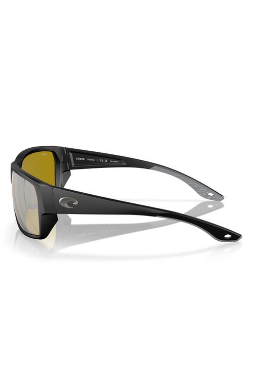 Shop Costa Del Mar Tailfin 60mm Polarized Sunglasses In Black/dark Silver