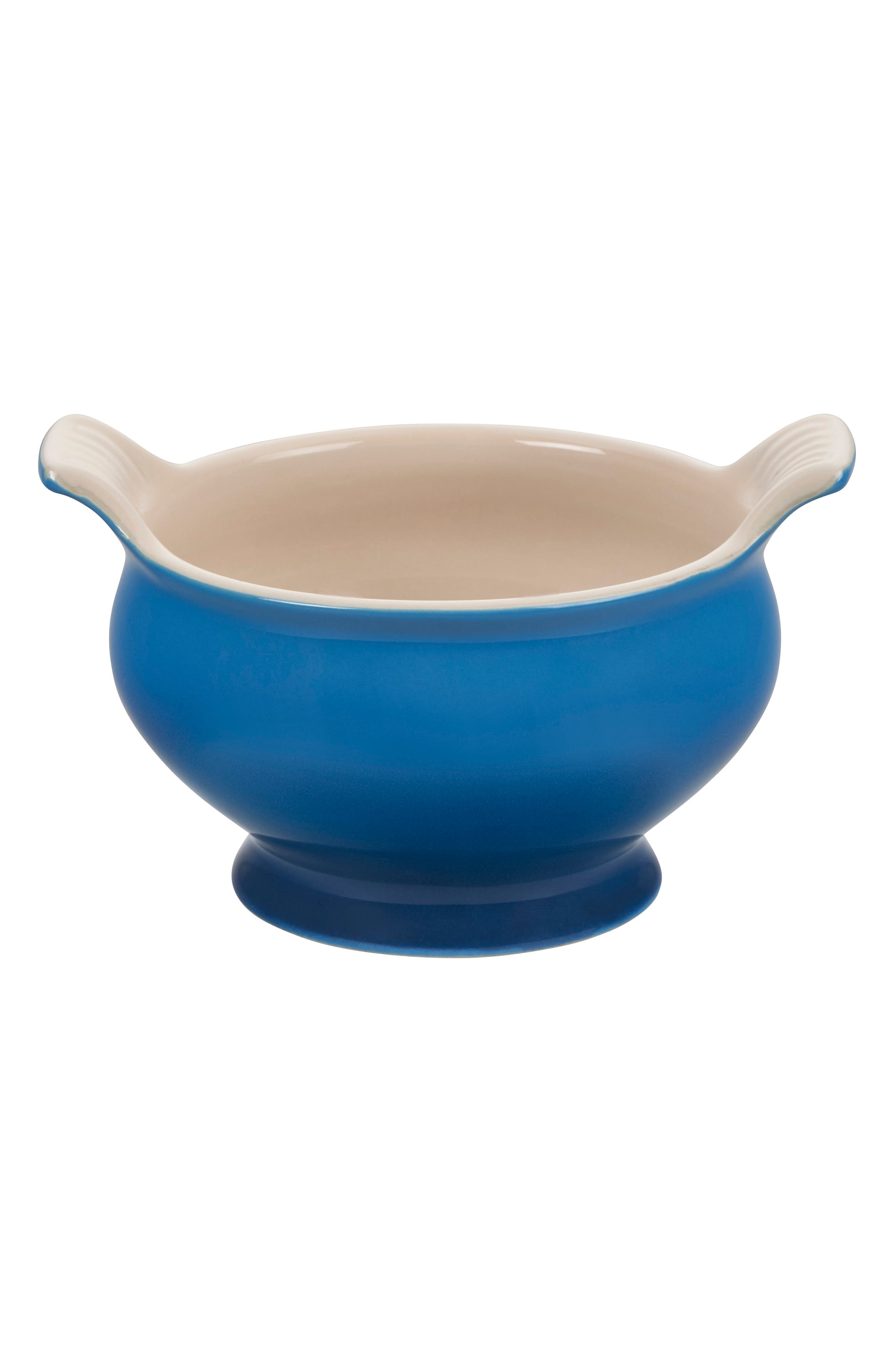 Durable Le Creuset Stoneware 2 Au Gratin Oval Dish Flame Orange Or Cobalt Blue 