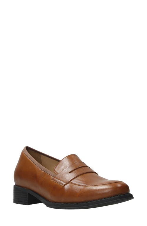 Wolky Alabama F2f Penny Loafer In Brandy