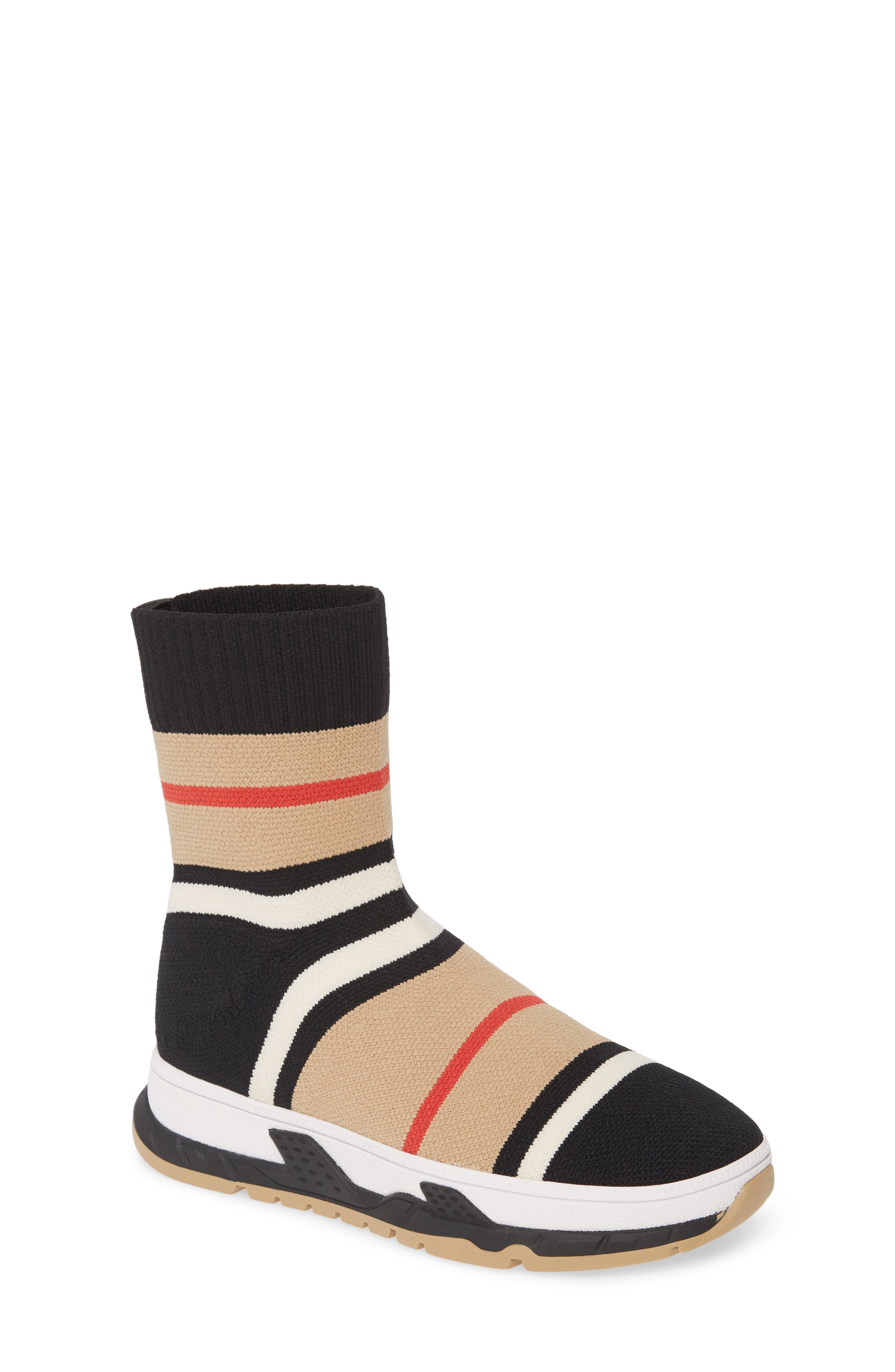 Burberry Stripe Sock Knit Sneaker 
