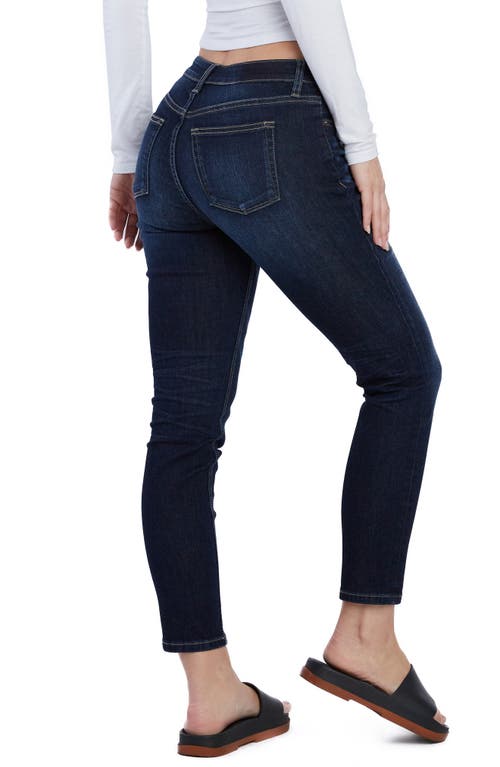 Hint Of Blu Mid Rise Ankle Skinny Jeans In Vacation Blue