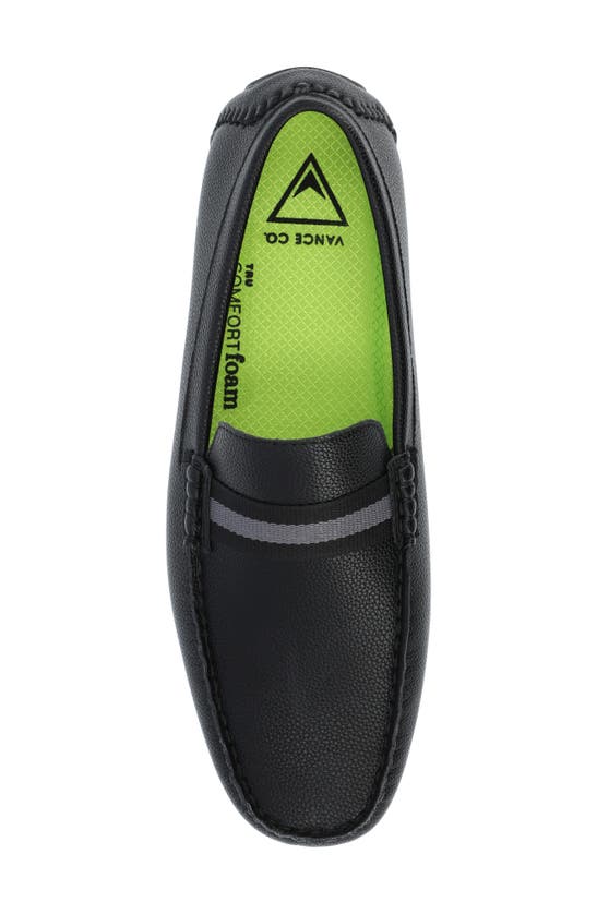 Vance Co. Griffin Tru Comfort Slip-on Driver In Black